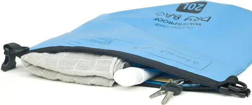 Miniatura 6 de YUMQUA Bolsas secas impermeables 5L/10L/20L/30L/40L para mujeres y hombres, bolsa seca flotante enrollable bolsa de almacenamiento impermeable