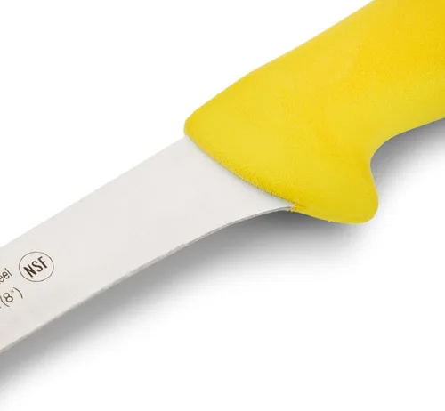 Miniatura 5 de Arcos Cuchillo de filete de acero inoxidable nitrum de 8 pulgadas y hoja de 7.874 in. Cuchillo afilado para filetear carne y pescado. Mango Amarillo