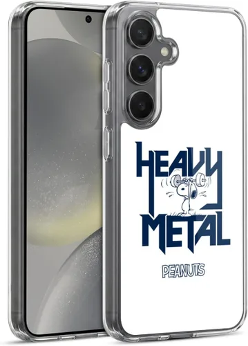 Miniatura 36 de Head Case Designs Funda de gel con licencia oficial de Peanuts Woodstock Insignia Rock Tees [protección de grado militar] compatible con Samsung