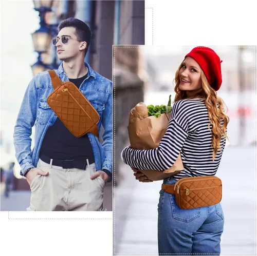 Miniatura 2 de CXWMZY Riñoneras para mujeres y hombres, niñas, niños, adolescentes, riñonera, linda, riñonera, casual, con múltiples bolsillos, cinturones