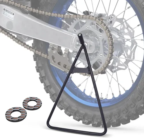 Miniatura 7 de AnXin Soporte para Motocicleta Soporte para Dirt Bike Pata de Cabra Universal para 80-500cc Supermoto Motocross Enduro Pit Bike - Negro