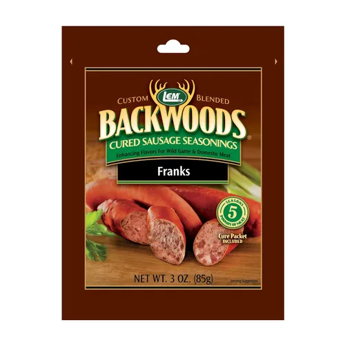 Miniatura 9 de LEM Products Backwoods Bratwurst – Salchicha curada con condimento, ideal para caza silvestre y carne doméstica, sazona hasta 25 libras de carne