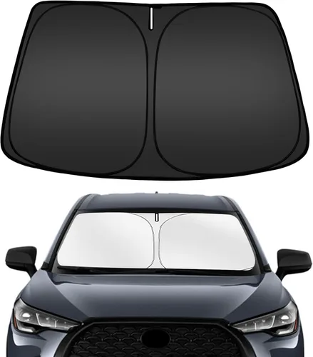 Miniatura 67 de ARISMOTOR - Parasol plegable para parabrisas para Honda Civic 11.ª generación 2022-2025 2026, protector de visera de sol personalizado para ventana