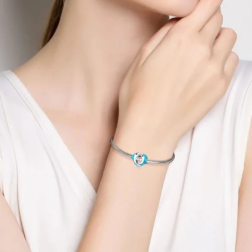 Miniatura 3 de DATOUQI Dije de plata de ley 925 con globo aerostático de cumpleaños con texto en inglés "Queen Happy Birthday" para pulseras y collares para el Día