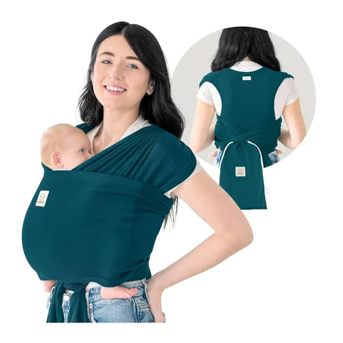 Miniatura 15 de KeaBabies Portabebés con anillo para bebé, fácil de llevar, ajustable D-Lite portabebés recién nacido a niño pequeño, camisa de transporte