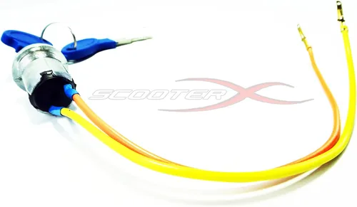 Miniatura 7 de Interruptor de encendido de 2 cables con 2 teclas, se adapta a muchos scooters de gas y eléctrico, Go Kart y bicicletas de bolsillo [1101]