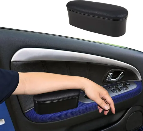Miniatura 8 de ASUBHA Funda de soporte para reposabrazos de automóvil, cojín para reposabrazos, cómoda almohada para reposabrazos de puerta lateral del automóvil