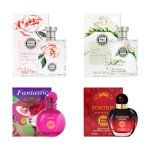 Miniatura 21 de Hybrid & Company Mujer 4 unids Belleza Rosa Cambio París Mujeres Romántico Pour Femme Perfume Natural Spray Fresco Fragancia