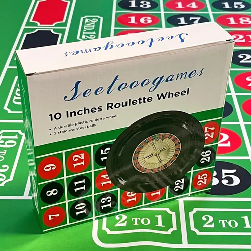 Miniatura 5 de SEETOOOGAMES Rueda de ruleta de 10 pulgadas