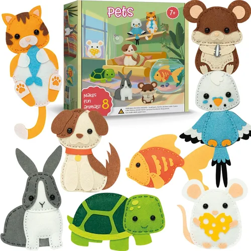 Miniatura 8 de Craftorama Kit de costura para niños, divertido y educativo juego de manualidades de cuento de hadas para niños y niñas de 7 a 12 años, kit
