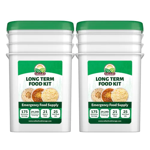 Miniatura 18 de Kit de suministro de alimentos a largo plazo de 180 días 2,100 porciones, +75g de proteína diaria y +1,800 calorías por día Alimentos