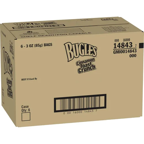 Miniatura 3 de Bugles Bocadillos de maíz con queso y chile, 3 onzas (paquete de 6)