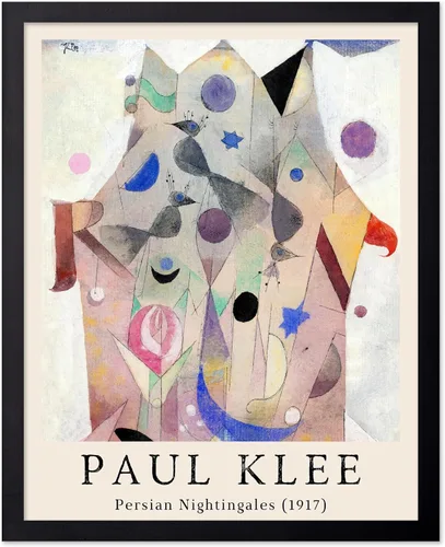 Miniatura 96 de Poster Master Póster vintage de Paul Klee – Impresión retro de cómicos – Arte de dibujo – Arte abstracto – Regalo para hombres y mujeres – Estilo-09