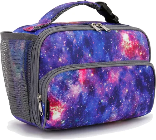 Miniatura 9 de FlowFly Lonchera para niños, bolsa suave aislada, mini hielera para el regreso a clases, kit de bolsa térmica para comidas, para niñas, niños, Avión