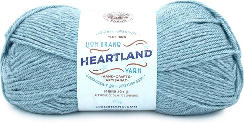 Miniatura 79 de Lion Brand Yarn Heartland Yarn - Hilo multicolor para tejer, tejer y tejer, paquete de 3, color congaree