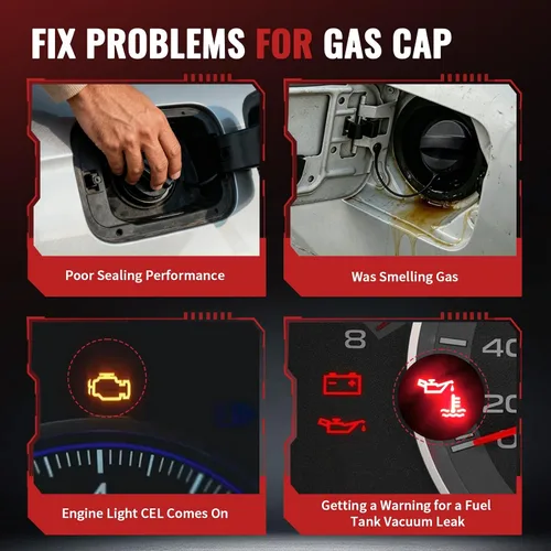 Miniatura 8 de Tapa de Combustible Tapa de Gasolina para Honda Accord Civic del Sol Odyssey Prelude CR-V Insight S2000, Acura Legend NSX TL Integra RL CL MDX, OE