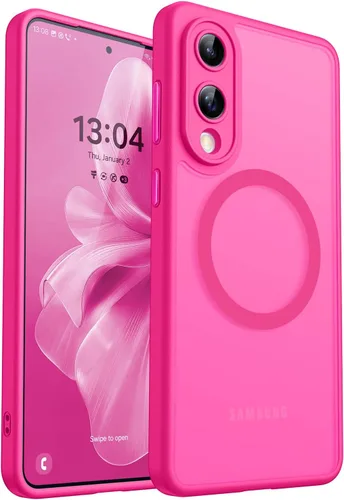 Miniatura 27 de CANSHN Funda diseñada para Samsung Galaxy A16-5G [protección completa de la cámara] [compatible con Magsafe] funda protectora trasera translúcida