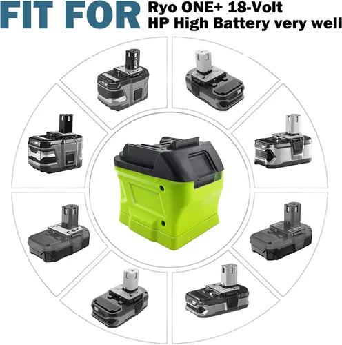 Miniatura 4 de Adaptador de batería para Ryobi para herramientas eléctricas inalámbricas Makita de 18 V, permite que las baterías Ryobi 18V ONE+ P107 P108 P109