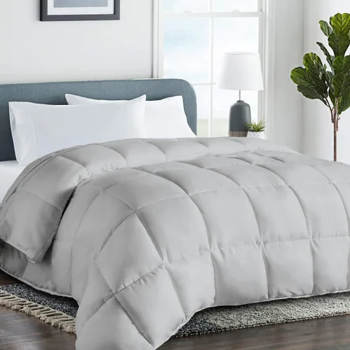 Miniatura 12 de COHOME Edredón de tamaño California King, relleno de edredón alternativo acolchado para todas las estaciones, edredón GentleSoft de hotel de lujo