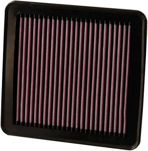 K&N Filtro de aire del motor: reutilizable, limpia cada 75,000 millas, lavable, Premium, Filtro de aire de repuesto para automóvil: Compatible con