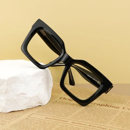 Miniatura 6 de VOOGLAM Gafas de bloqueo de luz azul para mujeres y hombres, antifatiga ocular, ojos secos, anteojos rectangulares de gran tamaño Pacheco