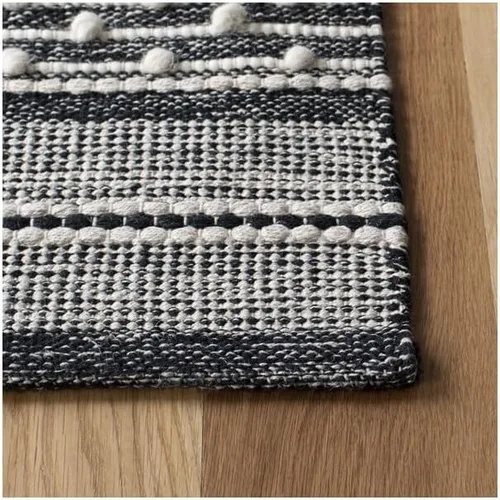 Miniatura 3 de SAFAVIEH Striped Kilim Collection STK516Z - Alfombra decorativa hecha a mano de algodón de tejido plano, 2 pies 3 pulgadas x 5 pies