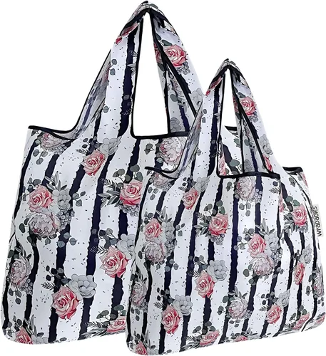 Miniatura 47 de allydrew Large Foldable Tote Nylon Reusable Grocery Bags