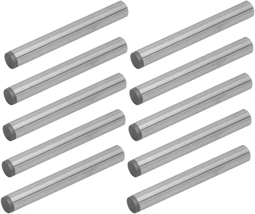 Miniatura 7 de POWERTEC 71475-P2 - Pasadores de acero endurecido de 1/4 pulgadas x 1-1/2 pulgadas, tratados térmicamente y con forma precisa para una alineación