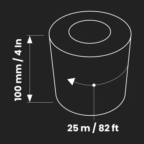 Miniatura 2 de Repa Market Hidrotape - Membrana antifractura de 4 pulgadas x 82 pies - para hidroaislamiento - Cinta de tela - Cinta de refuerzo