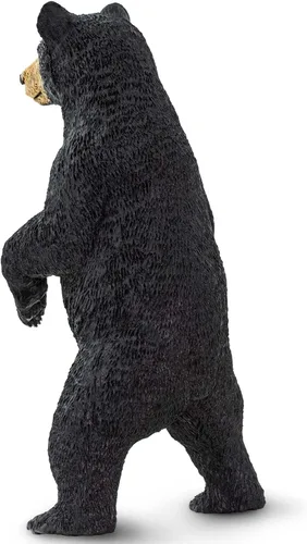 Miniatura 6 de Safari Ltd. Figura de oso negro de pie, figura realista de 4 pulgadas, juguete educativo para niños, niñas y niños a partir de 3 años
