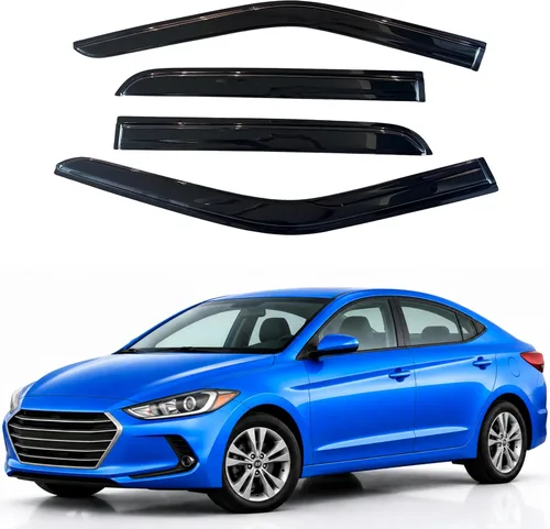 Miniatura 174 de Visor para ventana IG para Hyundai Venue 2020-2023, protector contra la lluvia, adhesivo extra duradero, deflector de viento para lado