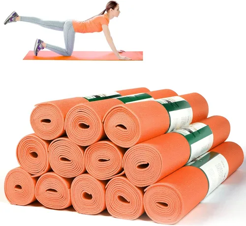 Miniatura 7 de Amylove 12 alfombrillas de yoga a granel de 68 x 24 x 0.12 pulgadas, antideslizantes, para mujeres y hombres, entrenamiento en casa, gimnasio, yoga