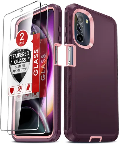 Miniatura 15 de LeYi Funda para Motorola Moto-G-5G-2022: con 2 protectores de pantalla, resistente 3 en 1 MotoG 5G 2022, funda a prueba de golpes para MotoG5G 2022