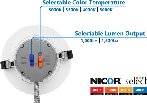 Miniatura 3 de CLR-Select - Kit de downlight LED comercial blanco de 6 pulgadas