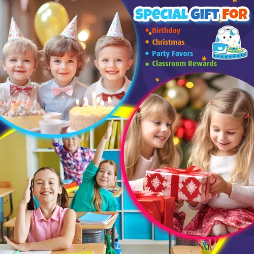 Miniatura 7 de GIFTINBOX Bolígrafo de tinta invisible con luz UV para niños, 12 bolígrafos espía para fiestas para niños de 8 a 12 años, marcador mágico