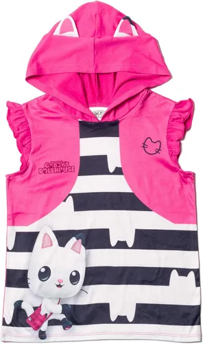 Miniatura 3 de Dreamworks Gabby's Dollhouse Kitty Fairy Pandy Paws - Camiseta sin mangas y pantalones cortos para niñas pequeñas y grandes