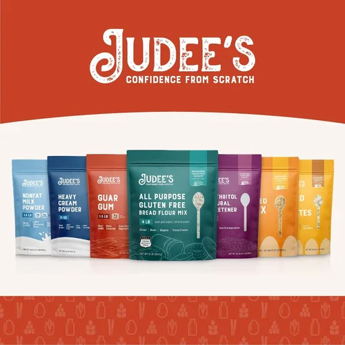 Miniatura 8 de Judee's - Almidón de patata sin modificar - Polvo de almidón para cocinar y empanar - Sustituto de harina para hornear sin gluten - Polvo resistente