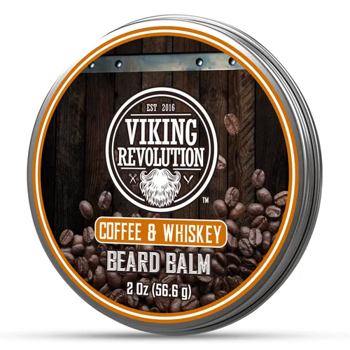 Miniatura 16 de Viking Revolution Bálsamo para barba de cedro y pino, mantequilla con aceite de argán, suavizante e hidratante para hombres, cera para barbas