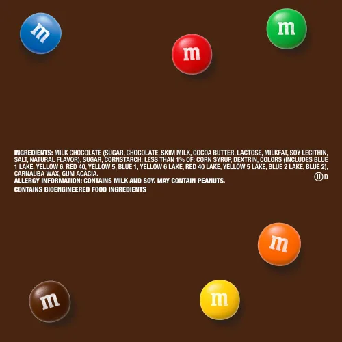 Miniatura 8 de M&M'S Caramelos de chocolate con leche, tamaño de fiesta, bolsa de 38 onzas