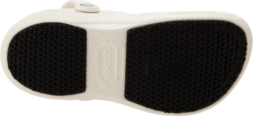 Miniatura 8 de Crocs Zuecos unisex Bistro (9 B (M) de EE. UU. para mujer/7 D (M) de hombre de EE. UU., blanco)