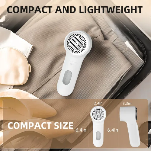 Miniatura 4 de Buywoo Afeitadora de Tela, Removedor de Pelusas Eléctrico, Afeitadora de Pelusas Recargable, Esenciales Domésticos para Ropa, Tapicería, Muebles