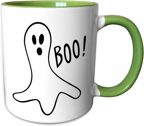 Miniatura 8 de 3dRose Patricia Sanders Creations - Halloween Boo Ghost - Tazas (mug_27865_4)