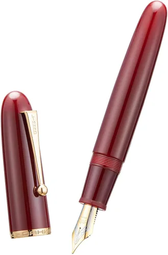 Miniatura 4 de Jinhao 9019 - Juego de 3 bolígrafos estilográficos de colores surtidos, tamaño 8, punta media, diseño clásico, bolígrafo de escritura suave