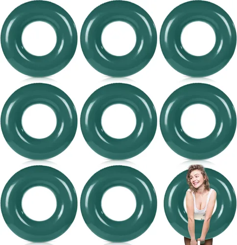 Miniatura 11 de Gemscream Flotador inflable grande de piscina de 36 pulgadas, flotadores de piscina para adultos, tubo inflable para vacaciones de verano, playa