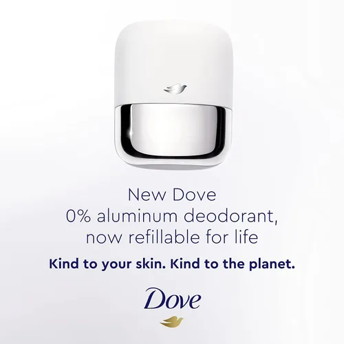 Miniatura 7 de Dove Kit de inicio de desodorante recargable 0% aluminio sensible al aluminio libre desodorante 1.13 oz