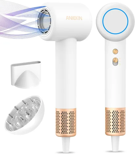Miniatura 10 de Secador de Pelo, Secador de Pelo Iónico de Alta Velocidad y Bajo Ruido para Secado Rápido, Regalos de Cumpleaños y Navidad para Mujeres, Hombres