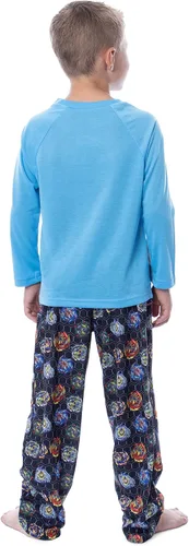 Miniatura 2 de INTIMO Beyblade Burst - Conjunto de pijama raglán para dormir con camiseta giratoria para niño