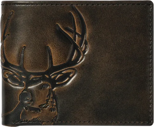 House of Jack Co. Billetera plegable para hombre | Billetera de hombre para deportistas al aire libre | Cuero de grano completo bruñido a mano |