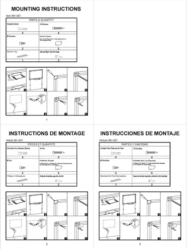 Miniatura 4 de Realspace™ Pizarra magnética de borrado en seco, 36 x 48 pulgadas, marco plateado