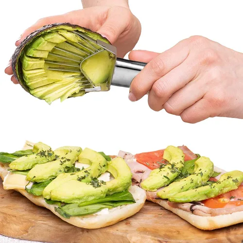 Miniatura 4 de Herramientas de cocina de acero inoxidable NewlineNY: ayudante de frutas 3 piezas